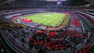 Estadio Azteca en el partido de México y Estados Unidos