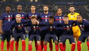 Selección de Francia previo a partido ante Costa de Marfil