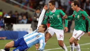 México contra Argentina en Sudáfrica 2010