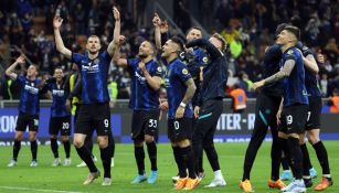 Jugadores del Inter festejan pase a la Final