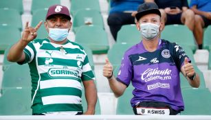 Afición en el Mazatlán vs Santos 