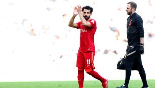 Mohamed Salah salió por lesión de la Final