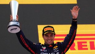 Sergio 'Checo' Pérez con Red Bull en el segundo lugar del GP de España