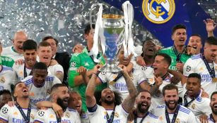 Real Madrid celebrando el título de la Champions League 