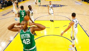 Jugadores de Celtics en festejo