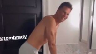 Tom Brady disfrutando de su tiempo libre