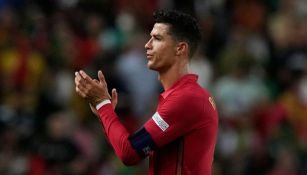 Cristiano Ronaldo tras un partido de Portugal