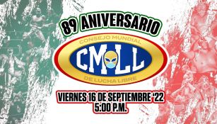 CMLL festejará su aniversario 89 en septiembre