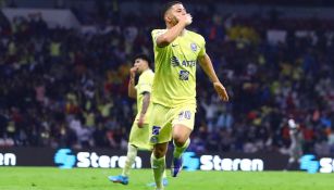 Richard Sánchez celebrando su agónico gol vs Toluca