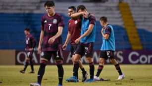 Jugadores de la Selección Mexicana Sub 20 tras eliminación