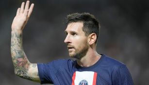 Messi tras ganar la Supercopa de Francia
