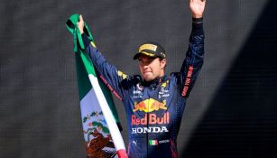 Checo Pérez tras un Gran Premio