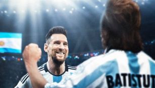 Gabriel Batistuta felicitó a Lionel Messi por igualar su récord