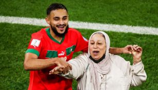 Marruecos: Sofiane Boufal celebró con su madre clasificación a Semifinales de Qatar 2022