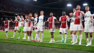 Ajax tras su victoria ante Heracles