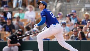 Ohtani debutó con los Dodgers con cuadrangular en el Spring Training