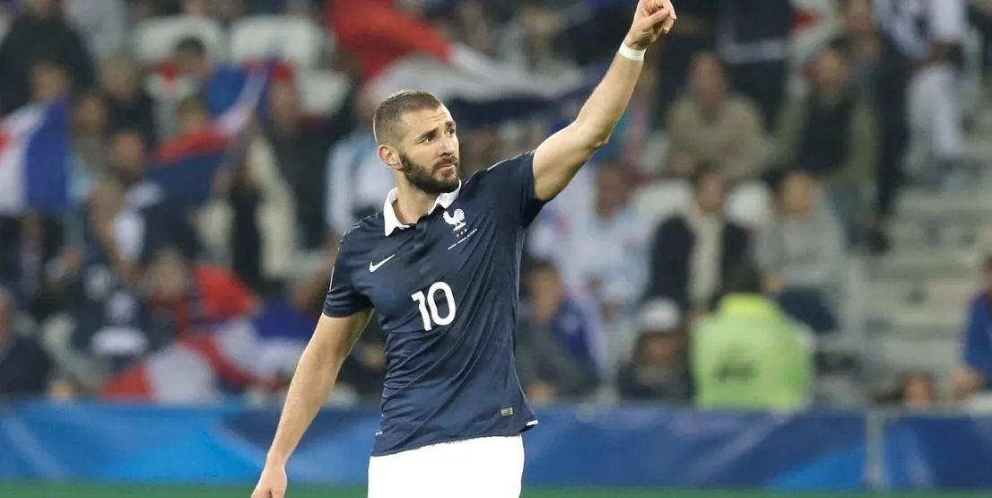 AP Karim Benzema durante un juego con Francia