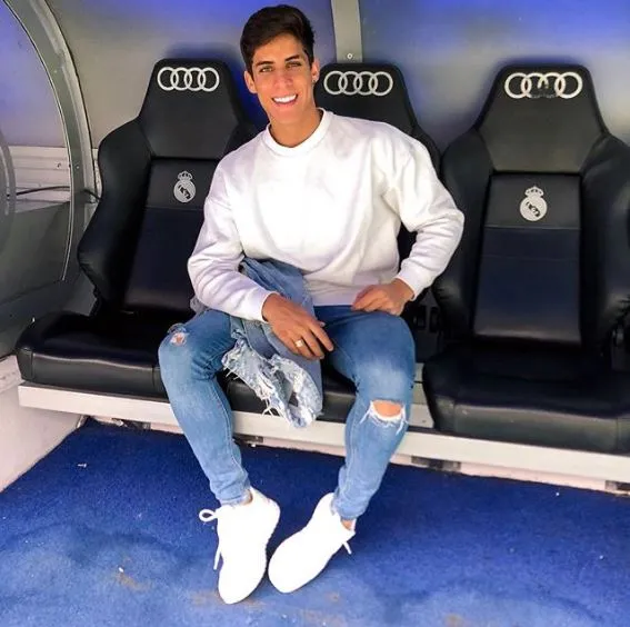 INSTAGRAM @TIAGORAMOS Tiago Ramos en el Santiago Bernabeu