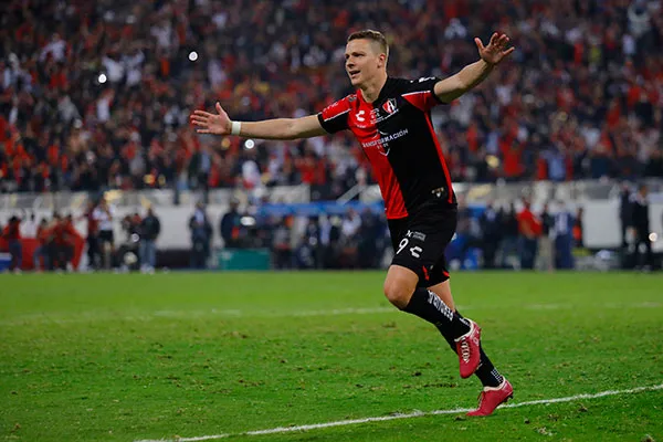 IMAGO7 El atacante tras anotar su penalti