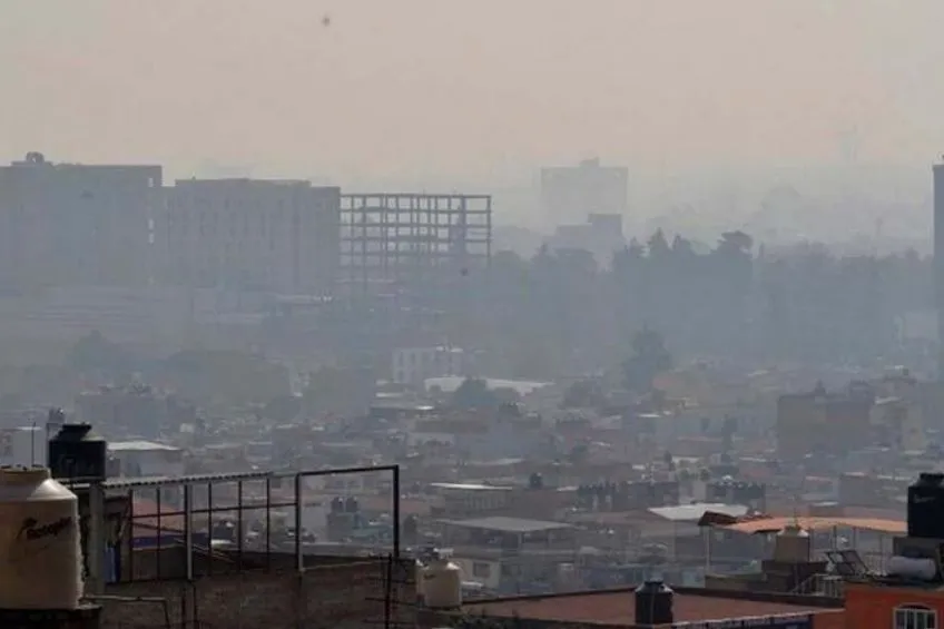 Twitter: @emeequis Habían 99.9 microgramos de partículas PM2.5