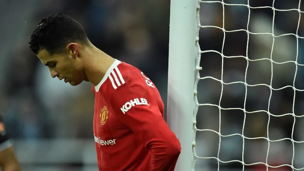 EFE Cristiano lamentándose durante el partido