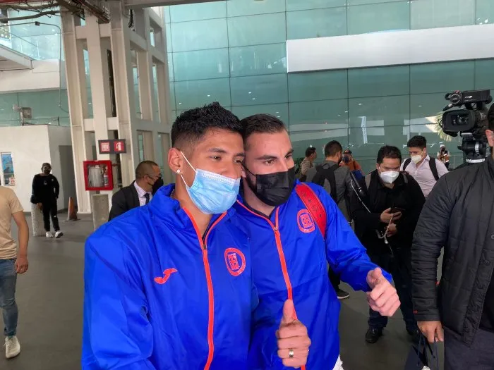 TWITTER @leonlec Antuna y Mayorga como jugadores de Cruz Azul