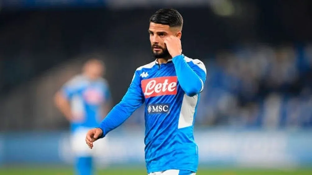 EFE Insigne en un partido con el Napoli