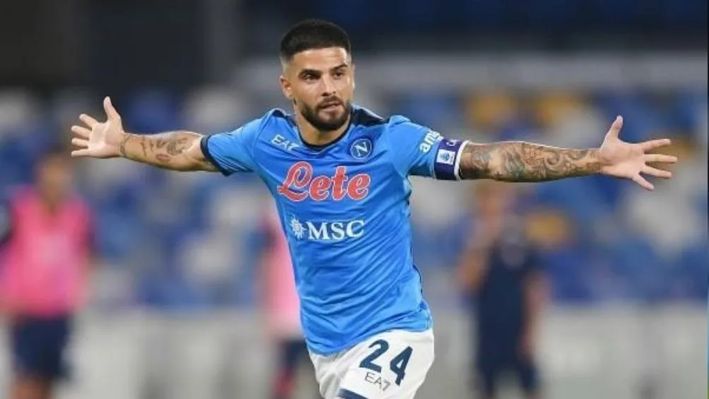 EFE Insigne en un partido del Napoli