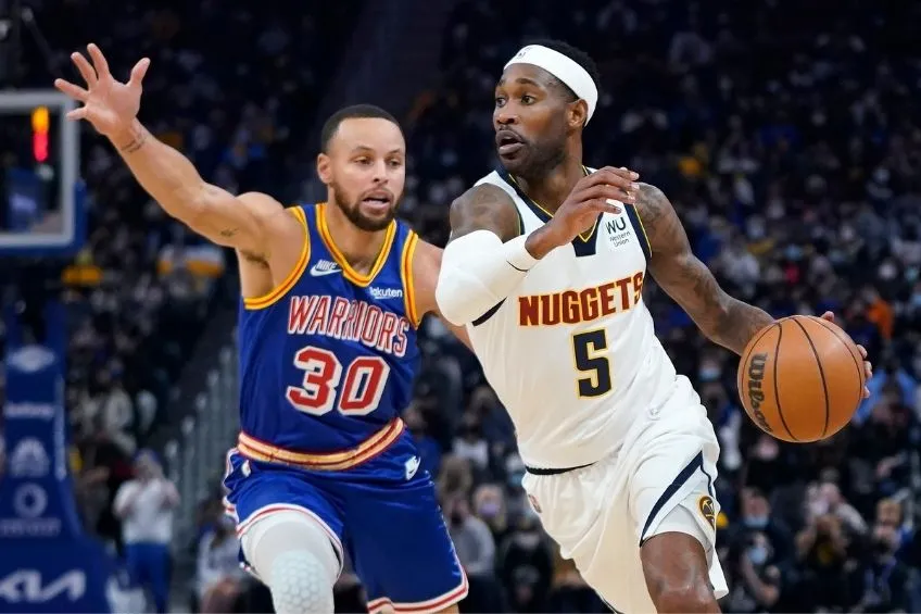 AP Will Barton durante el partido de los Denver Nuggets
