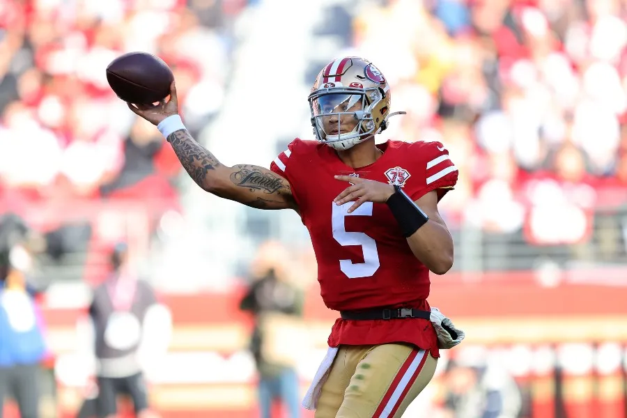 AP Trey Lance comandó victoria de 49ers