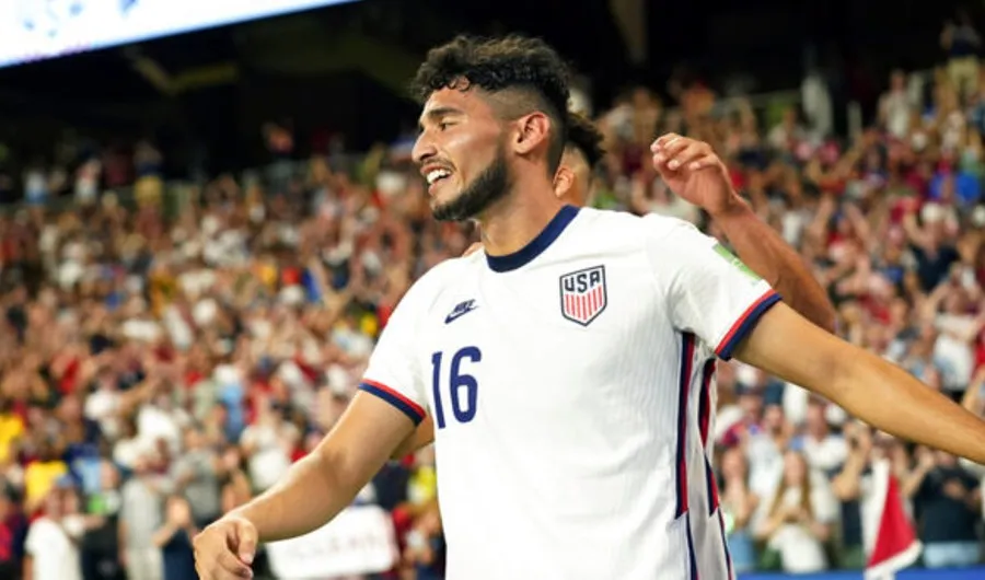 AP El delantero con la selección de Estados Unidos