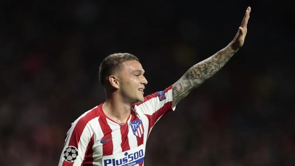 AP El lateral en su paso por el Atlético de Madrid