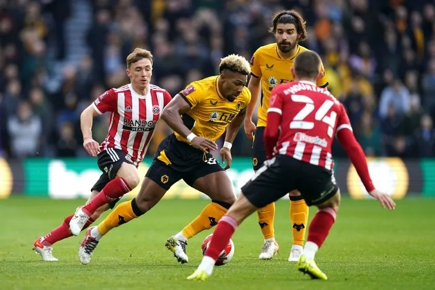 AP Adama Traoré durante el partido