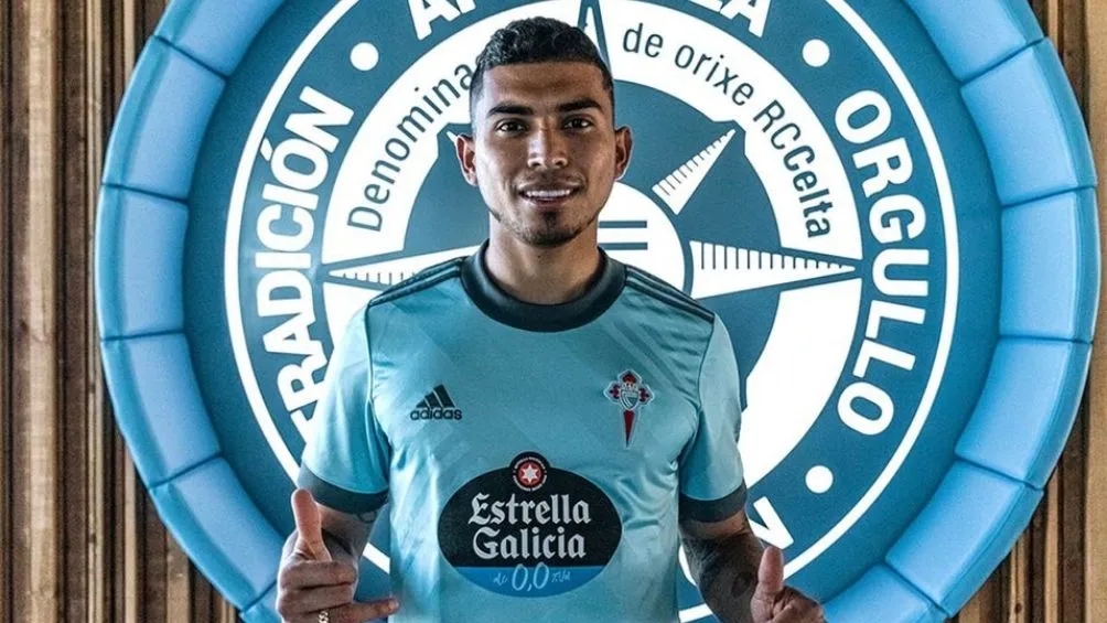 Celta de Vigo Pineda con el Celta