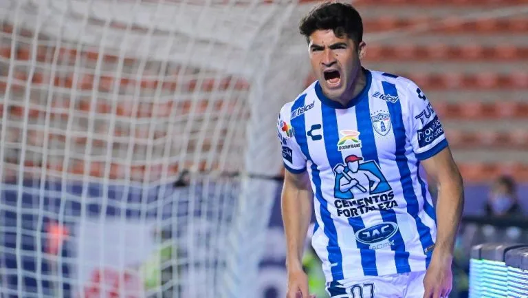 IMAGO7 Nicolás Ibáñez celebra anotación ante San Luis