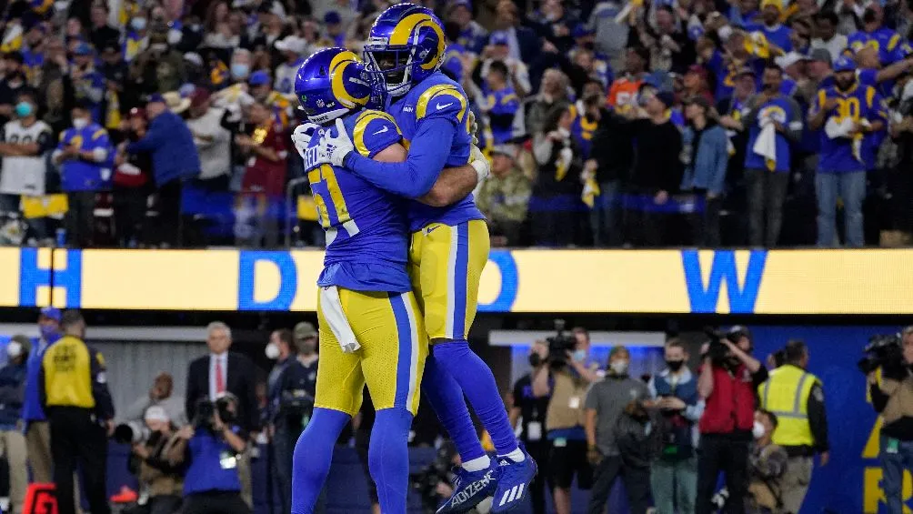 AP Los Angeles Rams celebrando touchdown ante Arizona Cardinals