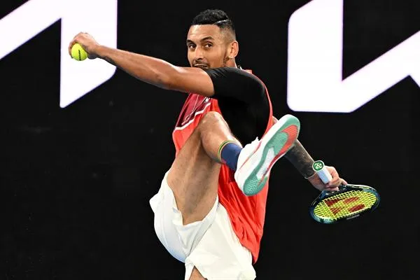 EFE Nick Kyrgios en acción en el Abierto de Australia