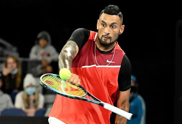 EFE Nick Kyrgios en acción en el Abierto de Australia