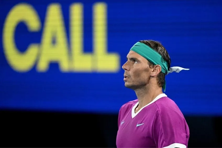 EFE Rafael Nadal durante el partido