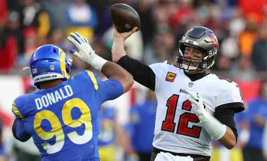 AP The GOAT en su último juego con Tampa Bay