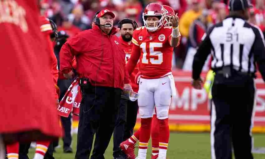 AP Patrick Mahomes durante la Final de Conferencia