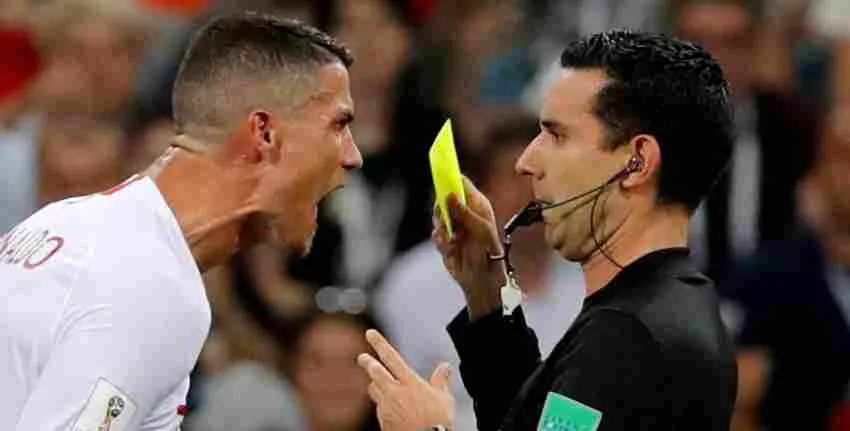 AP CR7 gritando a Ramos