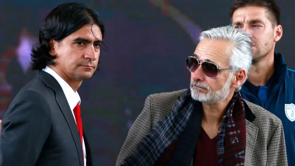 IMAGO7 Marco Antonio Garcés junto a Jesús Martínez de Grupo Pachuca