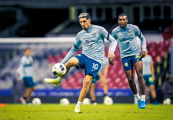 CLUB AMÉRICA Diego Valdés en un entrenamiento