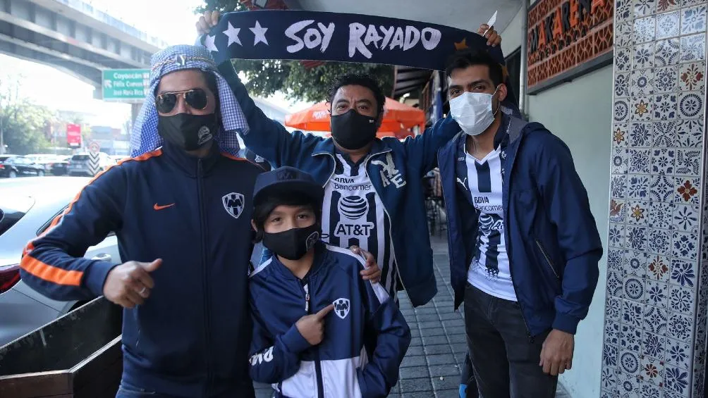 ESPECIAL Afición de Rayados del Monterrey en CDMX viendo el Mundial de Clubes