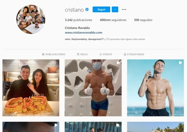 INSTAGRAM @cristiano Cristiano Ronaldo en Instagram