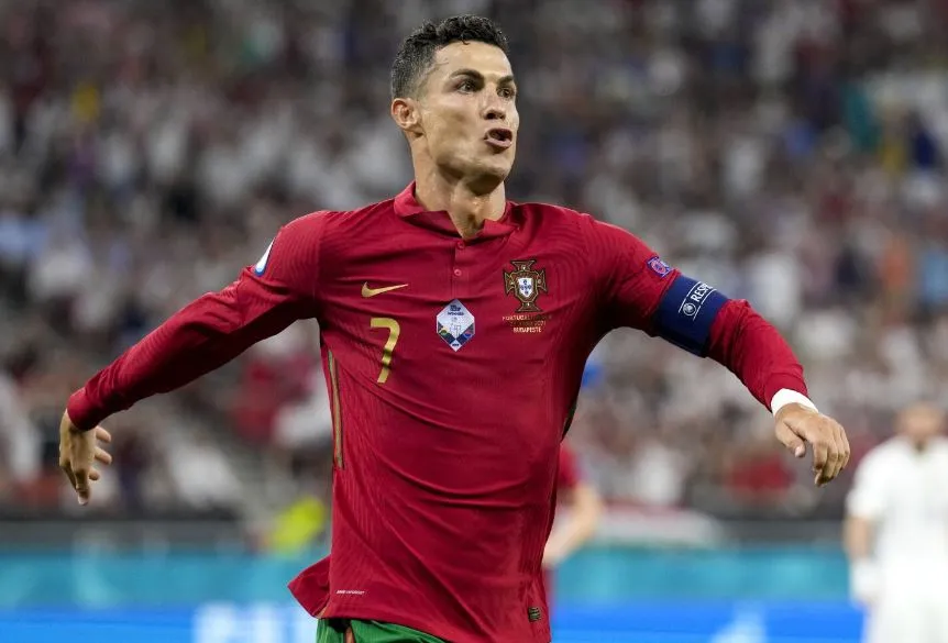 AP Cristiano Ronaldo, en festejo de gol