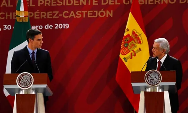 PRESIDENCIA DE MÉXICO Una visita diplomática de España