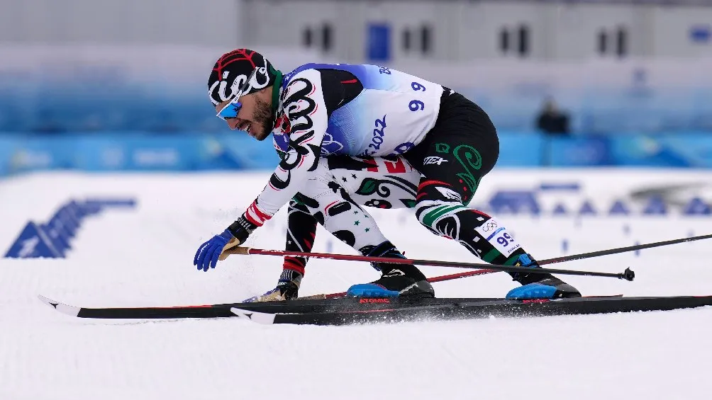 AP Jonathan Soto compitiendo en Beijing 2022