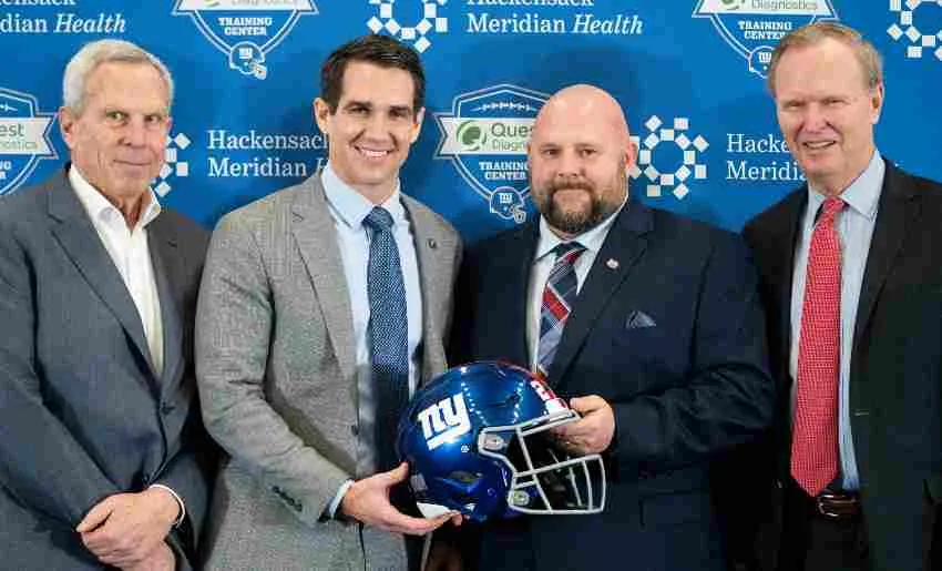 AP Brian Daboll en su presentación como head coach